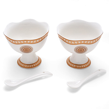 Набор из двух креманок с ложкой